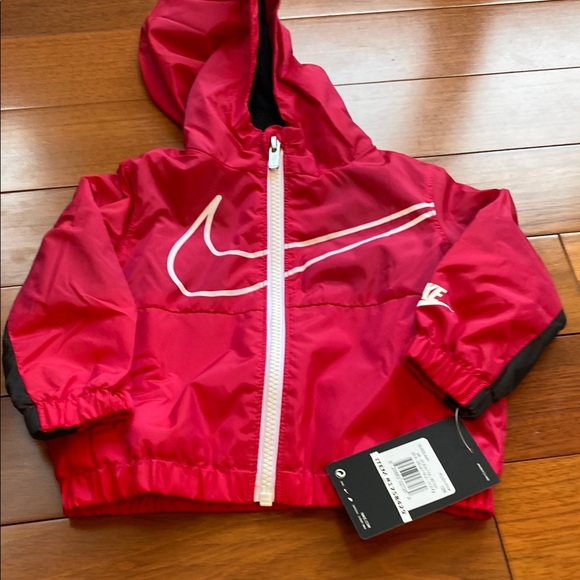 Nike Other - Nike Kids Red Hooded Jacket